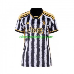 Camisola Juventus Mulher Equipamento Primeiro 2023-2024 Manga Curta